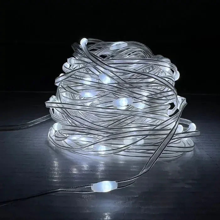 Instalație LED Fairy, 5 V DC, lumină rece 7000K, lungime 10 m, rezistentă la apă, IP65 HOROZ / 080-002-0010