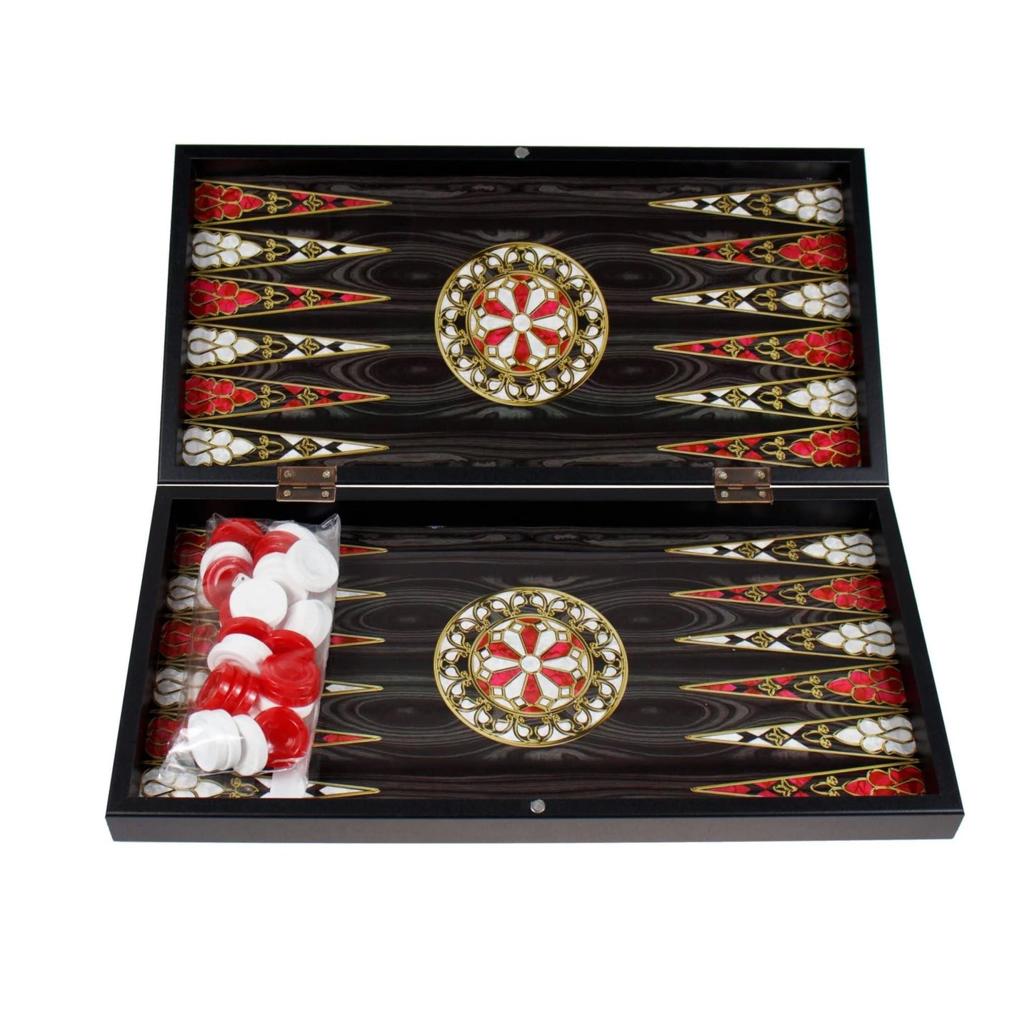 Joc de table din lemn lacuit 50x50 cm, antep / 987-7