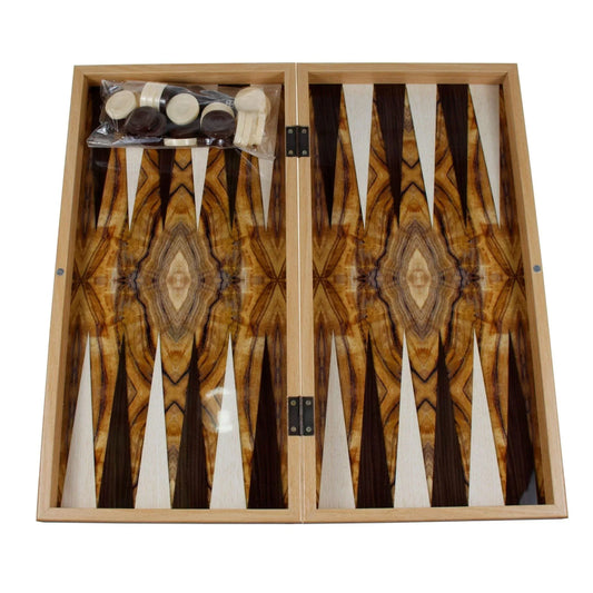 Joc de table din lemn lacuit 50x50 cm, olive / 987-1