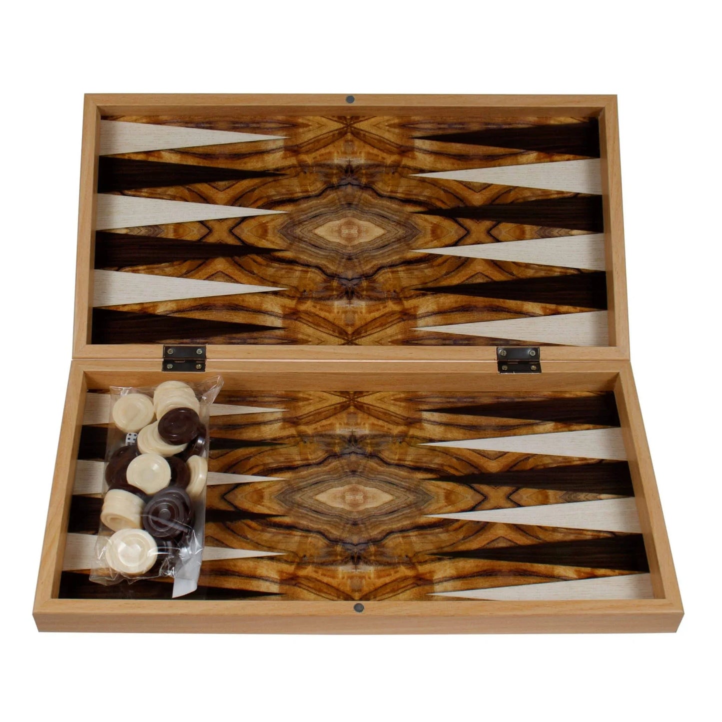 Joc de table din lemn lacuit 50x50 cm, olive / 987-1