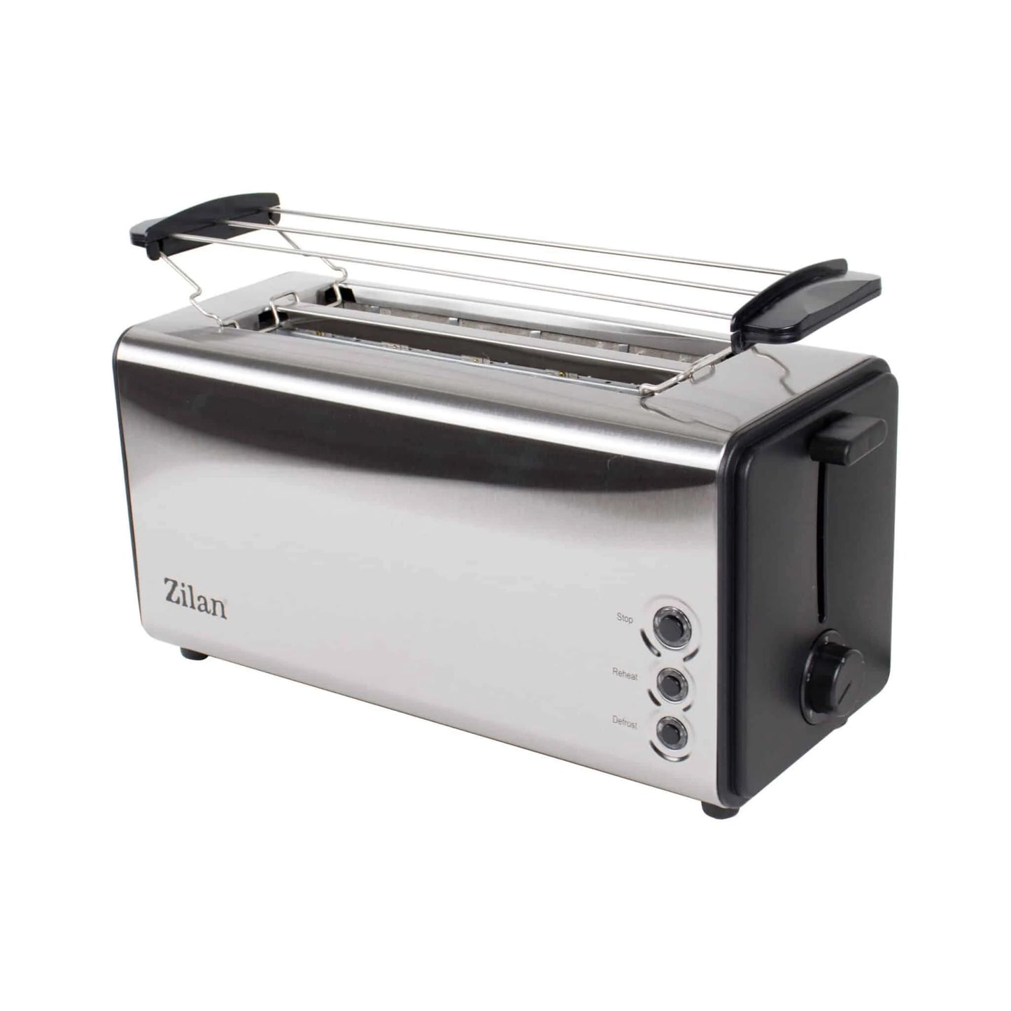 Prajitor de paine cu functie dezghetare, long slot, 4 felii, 1300 w, inox / ZLN 2720