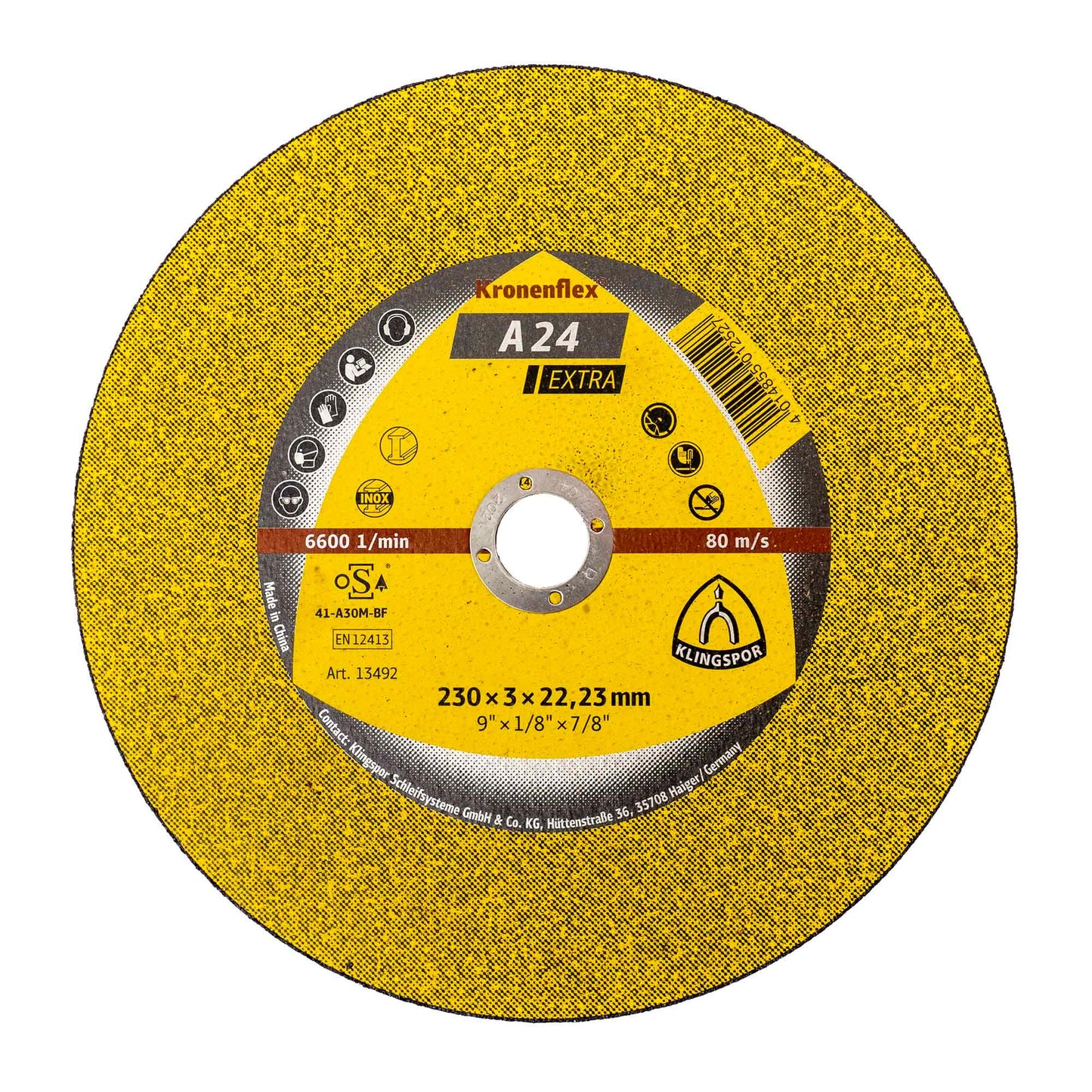 Disc debitare Klingspor, A24 Extra, 230x3x22.23 mm / EXT 13492