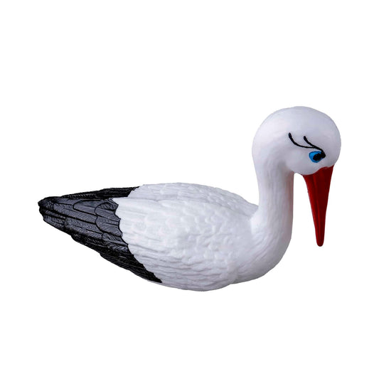 Barza decorativa pentru gradina, 65cm / EXT 7398