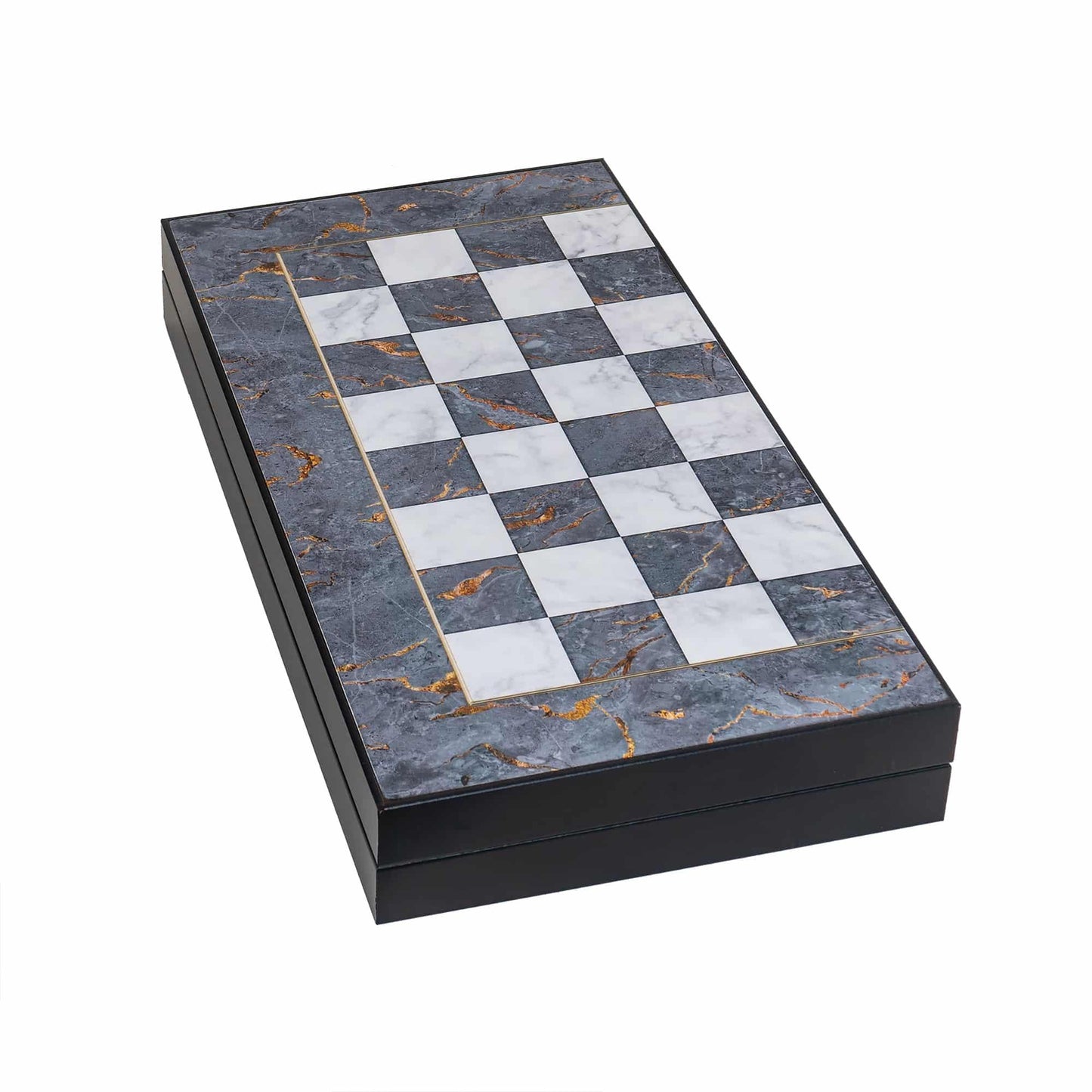 Joc de table din lemn lacuit 50x50cm gray / 987-4