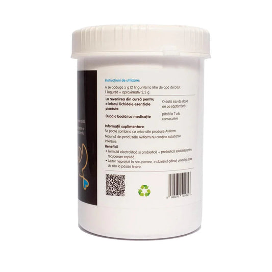Aviform Prolyte – probiotice și electroliți pentru recuperare porumbei 500 gr
