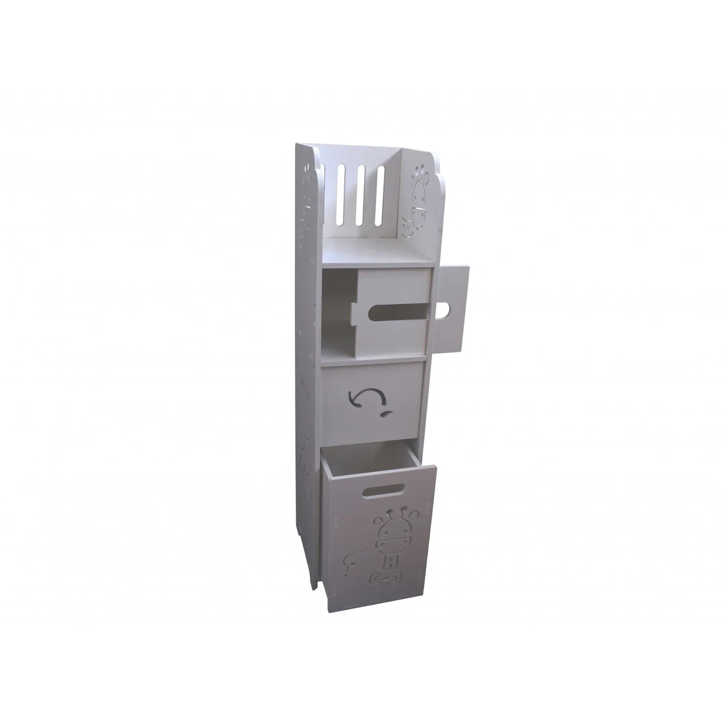 Dulapior cu sertar, Compartiment hartie si usa, D146 PVC, 19,5*79,5*21,5 cm