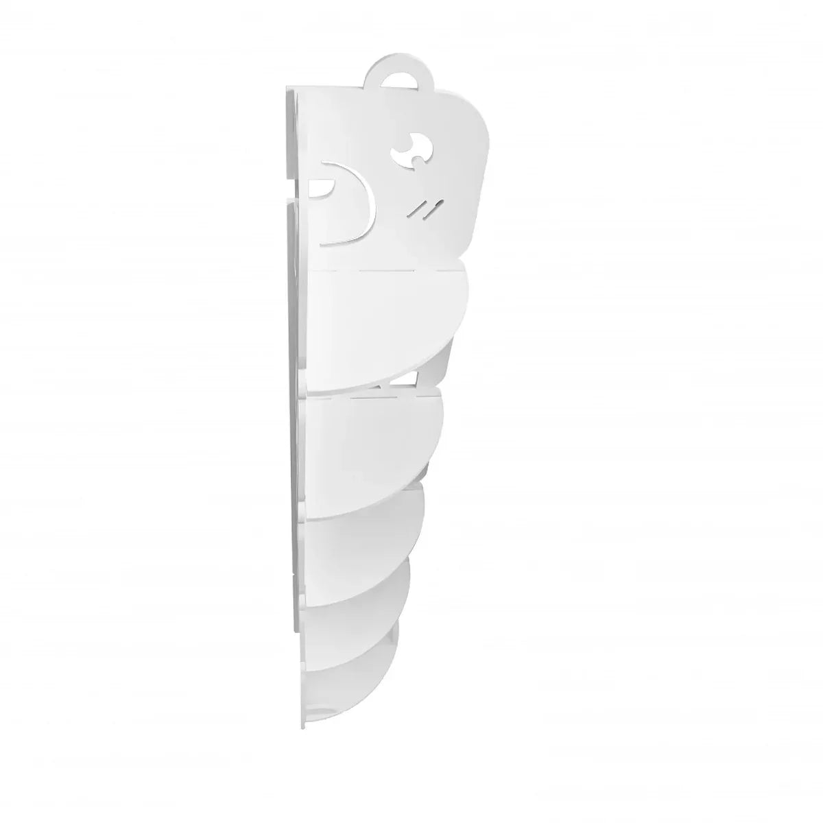 Coltar cu 5 rafturi pentru baie, D155, 21*119,5*22 cm
