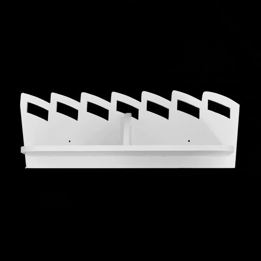 Set oglinda cu etajera, D25, culoare Alb, 55,5 x 40 cm