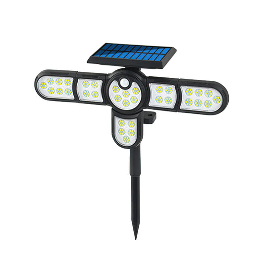 Lampa solara, cu senzor de miscare, lumina LED, acumulator, Naimeed D4333, 198 LED-uri