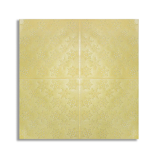 Set 5 x Tapet 3D Autoadeziv, design modern, rezistent la umezeala, usor de curatat, 70x70cm, Naimeed D4719, Galben