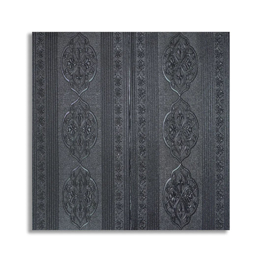 Set 10 x Tapet 3D Autoadeziv, design modern, rezistent la umezeala, usor de curatat, 70x70cm, Naimeed D4734, Negru