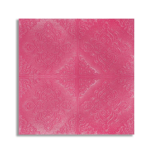 Set 5 x Tapet 3D Autoadeziv, design modern, rezistent la umezeala, usor de curatat, 70x70cm, Naimeed D4755, Roz