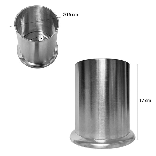 Suport tacamuri din metal, Naimeed D4781, Argintiu