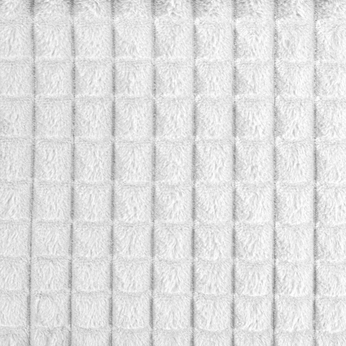 Cuvertura Canapea, Naimeed D4882L, 70x240cm, poliester, pufoasa, matlasata, Alb