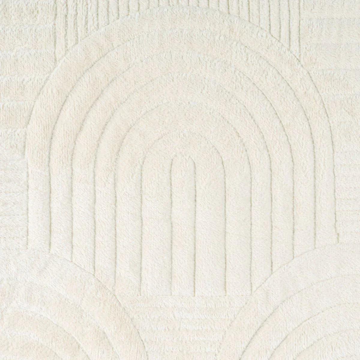 Cuvertura Canapea, Naimeed D4901L, 70x240cm, poliester, pufoasa, matlasata, Crem