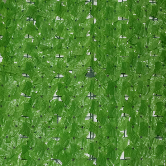Set 2 role din frunze artificiale, Naimeed D4960SET2 iedera, pentru efect de gard viu, exterior si interior, special pentru crearea unui spatiu intim, cu rezistenta la apa si la razele UV, paravan pentru balcon, terasa si gard, Verde Deschis