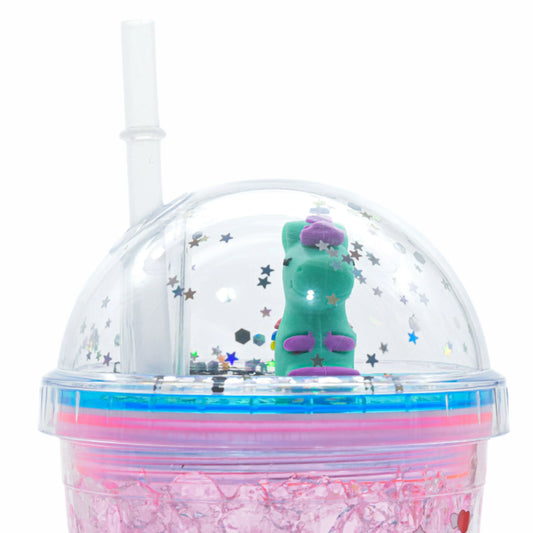 Pahar cu capac, Naimeed D5026, Unicorn-Turcoaz