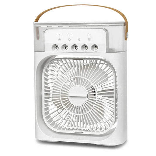 Ventilator, umidificator, Naimeed D5120, alimentare USB, Alb