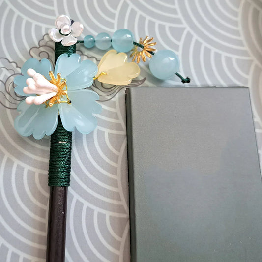 Set stilou cu penita, calimara, 5 rezerve, Naimeed D5225, model5