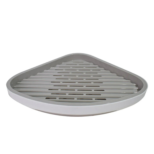 Etajera baie, sistem scurgere apa, Naimeed D5322, Alb, 32x24x6cm