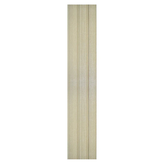 Set 5 panouri decorative, riflaj, polimer rigid, Naimeed D5482, 270x12x1cm, Crem deschis