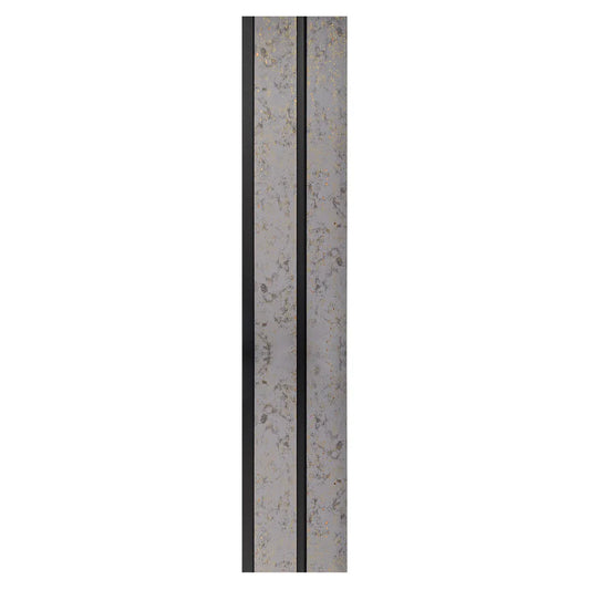 Set 5 panouri decorative, riflaj, polimer rigid, Naimeed D5487, 270x12x1cm, Crem
