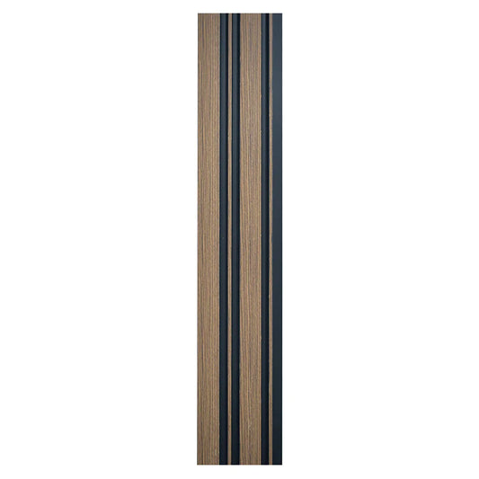 Set 5 panouri decorative, riflaj, polimer rigid, Naimeed D5489, 270x12x1cm, Maro