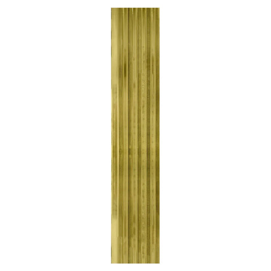 Set 5 panouri decorative, riflaj, polimer rigid, Naimeed D5498, 270x12x1cm, Auriu