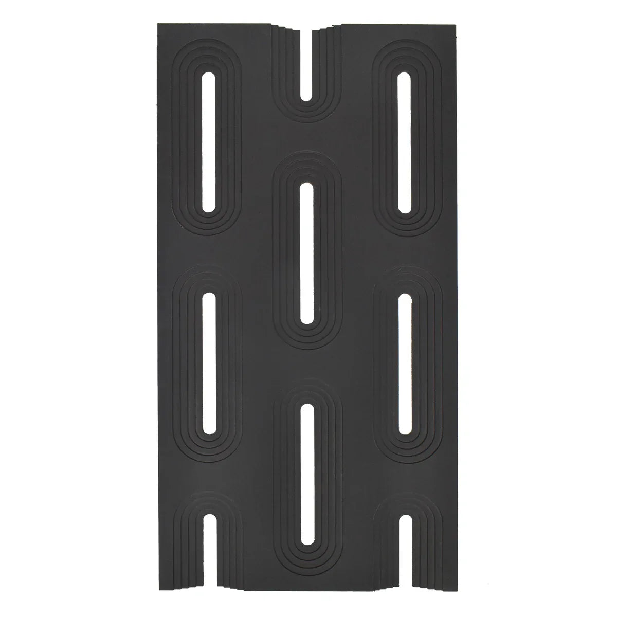 Set 4 x Panou Decorativ 3D, Naimeed D5765, ultrausor, design elegant, PU, 120 x 60 x 3 cm, Negru