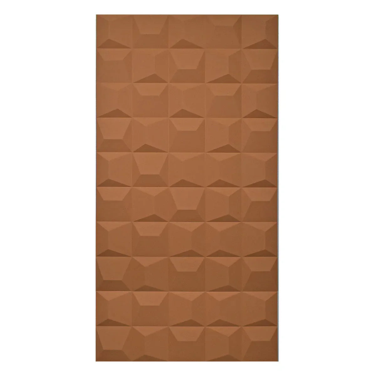 Set 5 x Panou Decorativ 3D, Naimeed D5771, ultrausor, design elegant, PU, 120 x 60 x 2.5 cm, Caramiziu