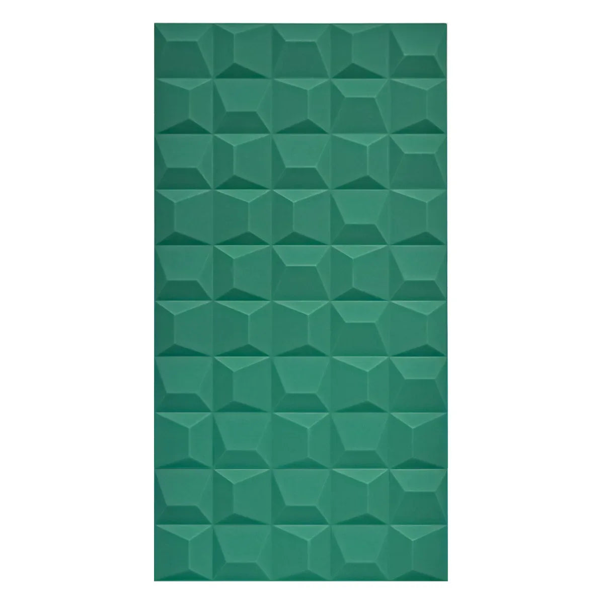 Set 6 x Panou Decorativ 3D, Naimeed D5772, ultrausor, design elegant, PU, 120 x 60 x 2.5 cm, Turcoaz
