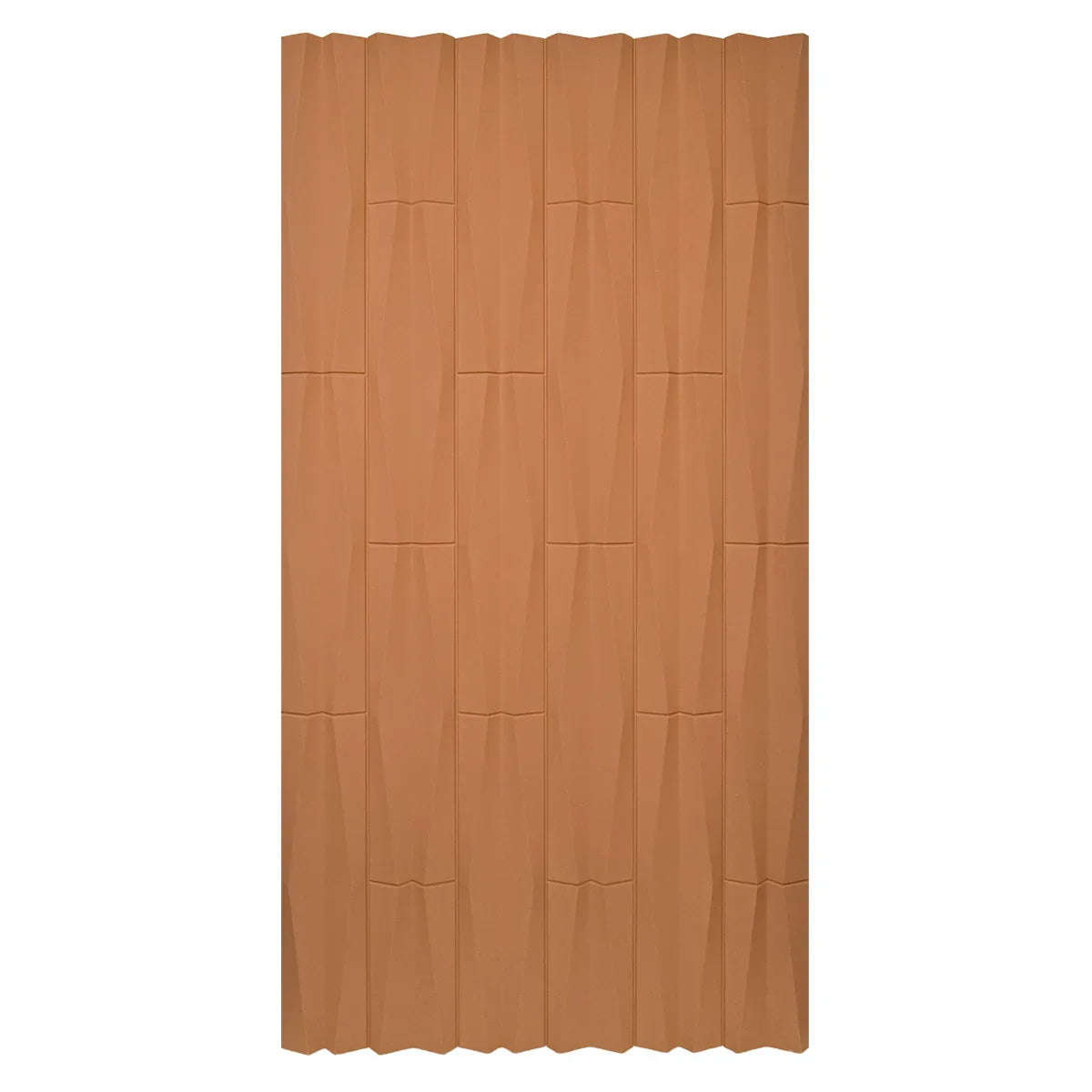 Set 5 x Panou Decorativ 3D, Naimeed D5775, ultrausor, design elegant, PU, 120 x 60 x 2.5 cm, Portocaliu