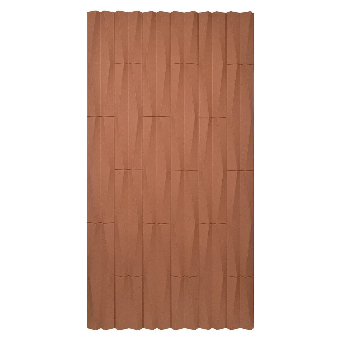 Set 5 x Panou Decorativ 3D, Naimeed D5777, ultrausor, design elegant, PU, 120 x 60 x 2.5 cm, Caramiziu