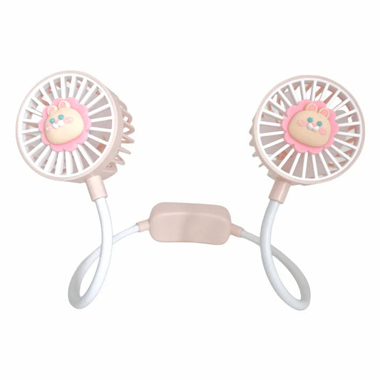 Ventilator, cu acumulator, Naimeed D5870, USB, Roz, 60x600x40mm