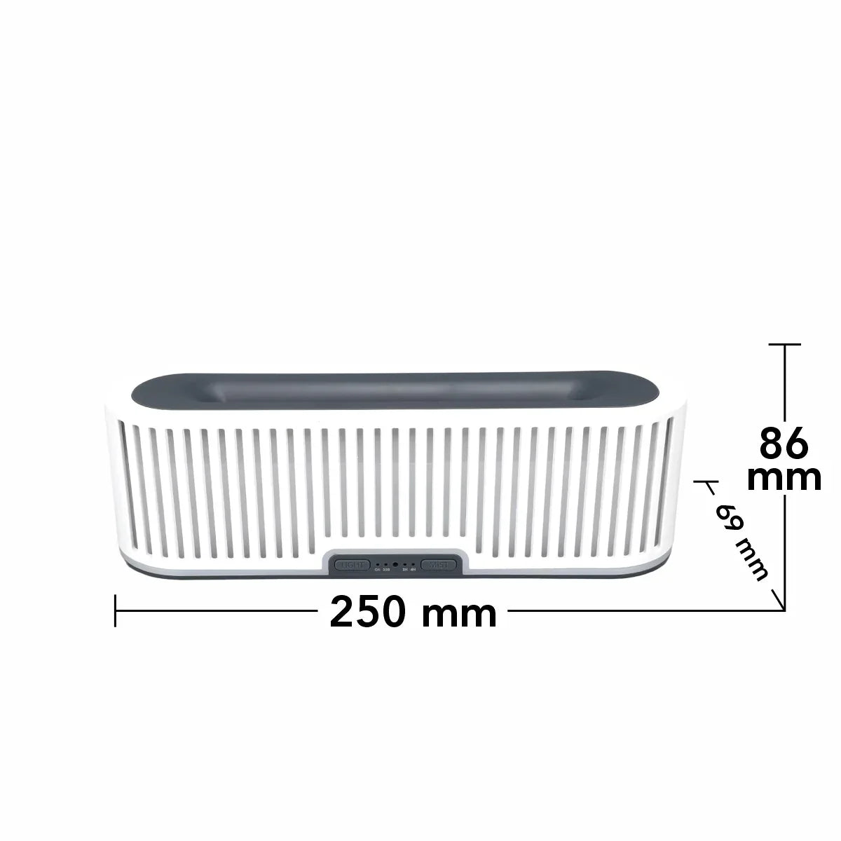 Umidificator cu aromaterapie, Naimeed D6054, Alb, 250x86x69mm