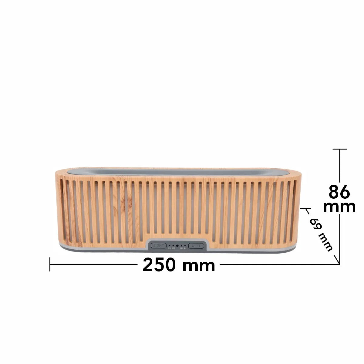 Umidificator cu aromaterapie, Naimeed D6055, Maro, 250x86x69mm