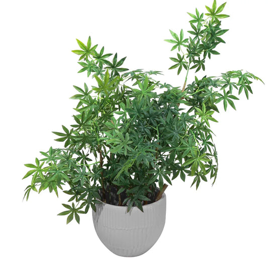 Ghiveci ecologic, Eco-friendly, Naimeed D6411, Mare, din materiale minerale, Gri, 35x42x42cm