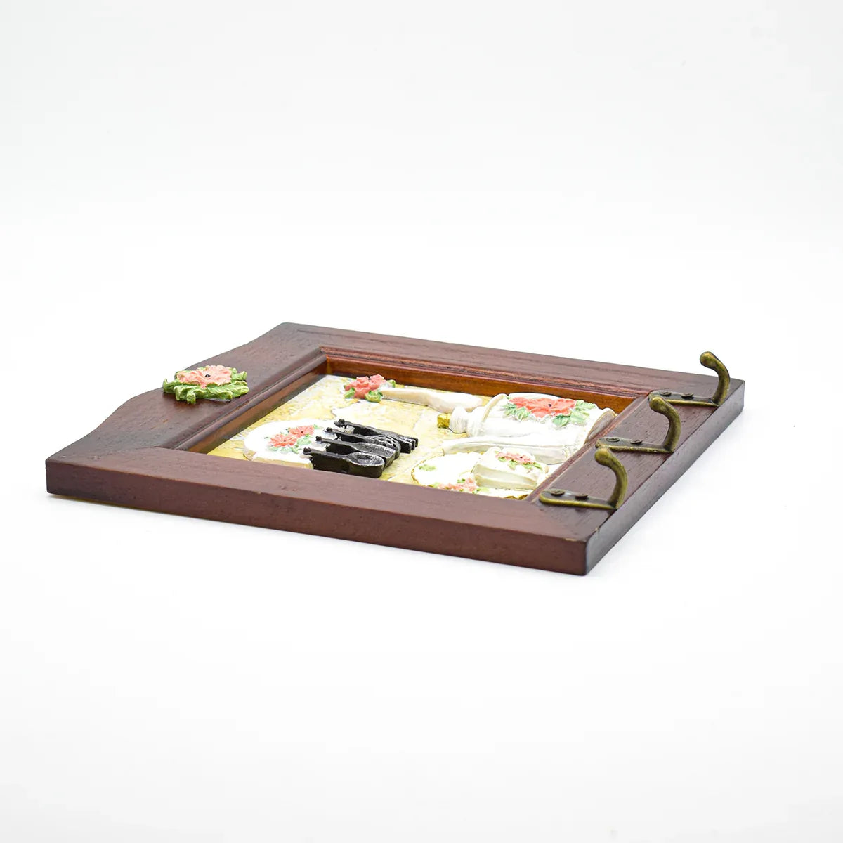 Cuier decorativ D66, 21x21 cm, m1