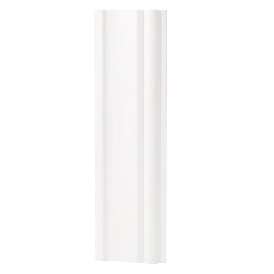 Set 5 plinte decorative, polimer rigid, Naimeed D6698, Alb, 2300x85x25mm
