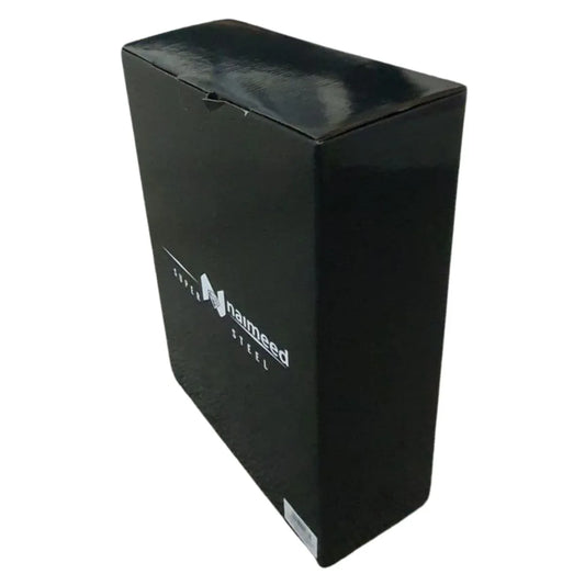 Set 4 cutite profesionale cu suport magnetic, Naimeed D6832, Negru