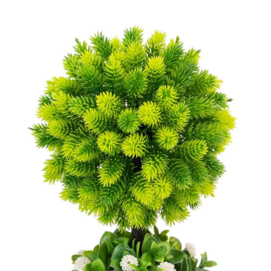 Copac artificial, tip Conifer, cu ghiveci, Naimeed D6917, 24x8.8 cm, Verde