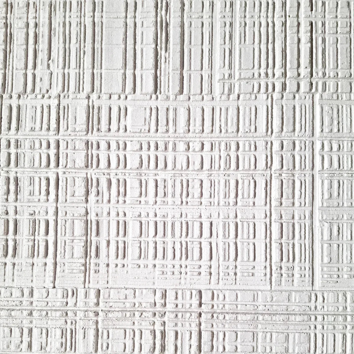 Set 12 panouri decorative din praf de piatra, Naimeed D7326, flexibile, ignifuge, strat protector ceramic, rezistente la razele UV, 120x60x0.2 cm, alb