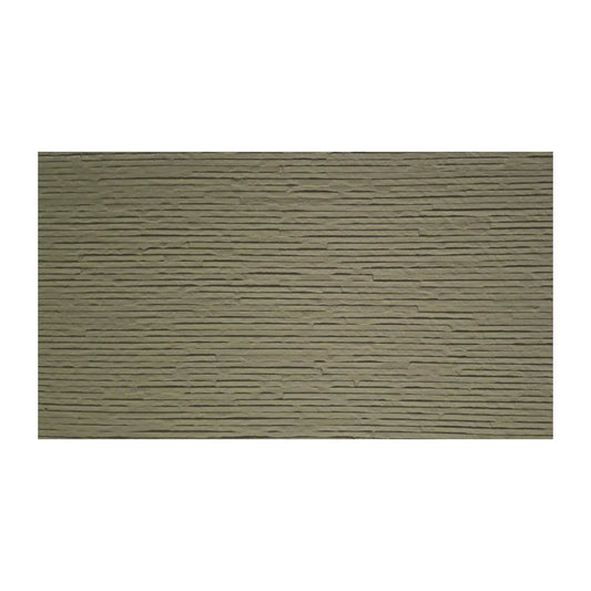 Set 14 panouri decorative din praf de piatra, Naimeed D7332, flexibile, ignifuge, strat protector ceramic, rezistente la razele UV, 120x60x0.2 cm, bej masliniu
