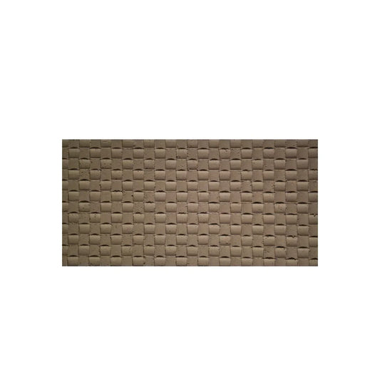 Set 9 panouri decorative din praf de piatra, Naimeed D7341, flexibile, ignifuge, strat protector ceramic, rezistente la razele UV, 120x60x0.2 cm, maro deschis