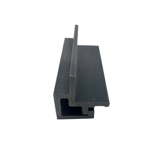 Coltar coextrudat pentru lambriu WPC exterior, Naimeed D7500, Dimensiuni 280x5.6x4.9cm, Gri