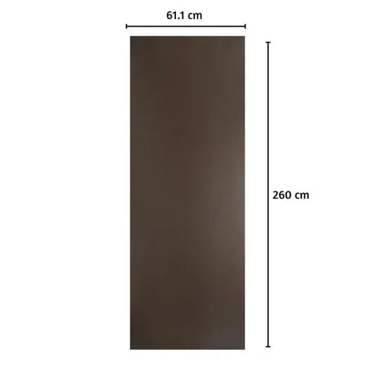 Panou decorativ riflaj WPC, Naimeed D7566, sistem de imbinare tip ''U'', aspect rafinat si montaj usor, 260x61.1x0.9cm, maro