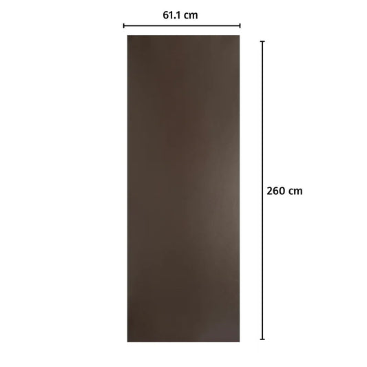 Panou decorativ riflaj WPC, Naimeed D7558, sistem de imbinare straight, aspect rafinat si montaj usor, 260x61.1x0.9cm, maro