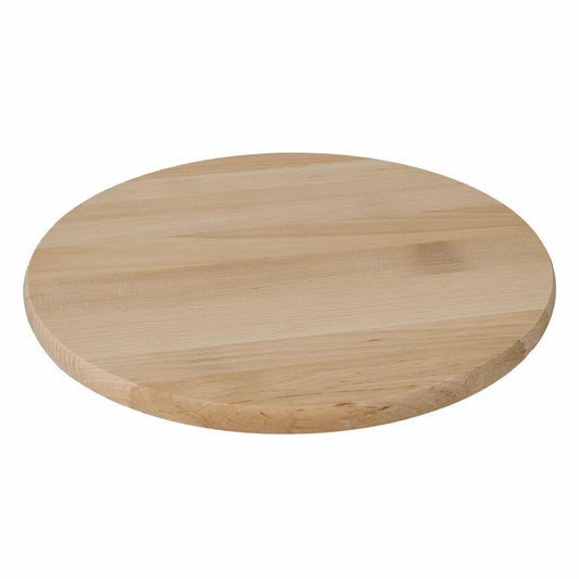 Tocator rotativ din lemn de fag, pentru servire, diametru 35cm / EXT 8009