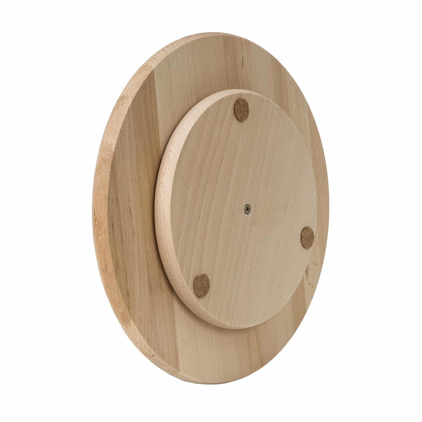 Tocator rotativ din lemn de fag, pentru servire, diametru 30cm / EXT 7592