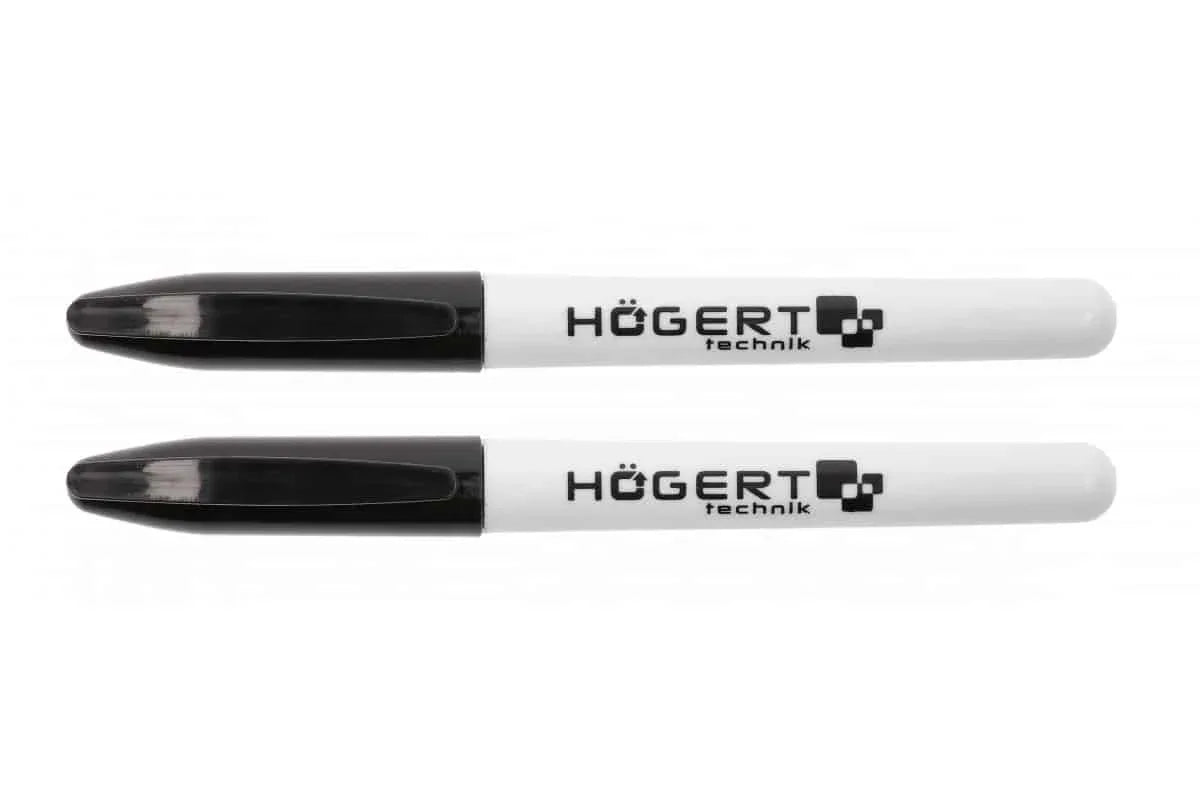 Marker permanent universal, 2 bucati, negru HOGERT / HT3B779